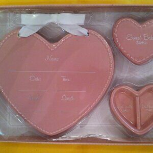 Stepping Stones Ceramic Keepsake Gift Set, Pink Star
